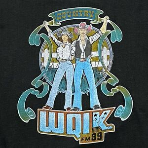 WQIK 99.1 Jacksonville's Country Radio Station Vintage 1982  T Shirt - M